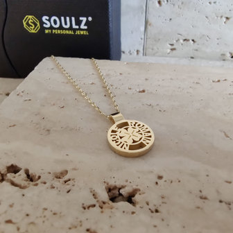 gepersonaliseerde ketting Soulz goud 18 kt