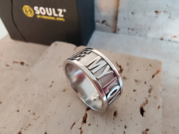 Personalized ring Silver