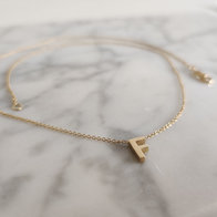 Soulz Initiaalketting 18 karaat SH009G18kt