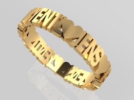 Capital Words & Symbols Gold 18KT